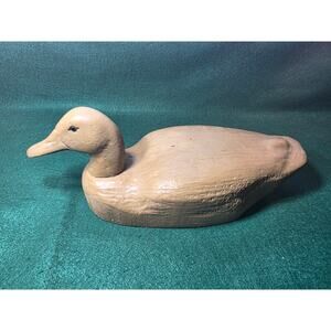 Vintage wood mallard duck decoy looks like a Martin